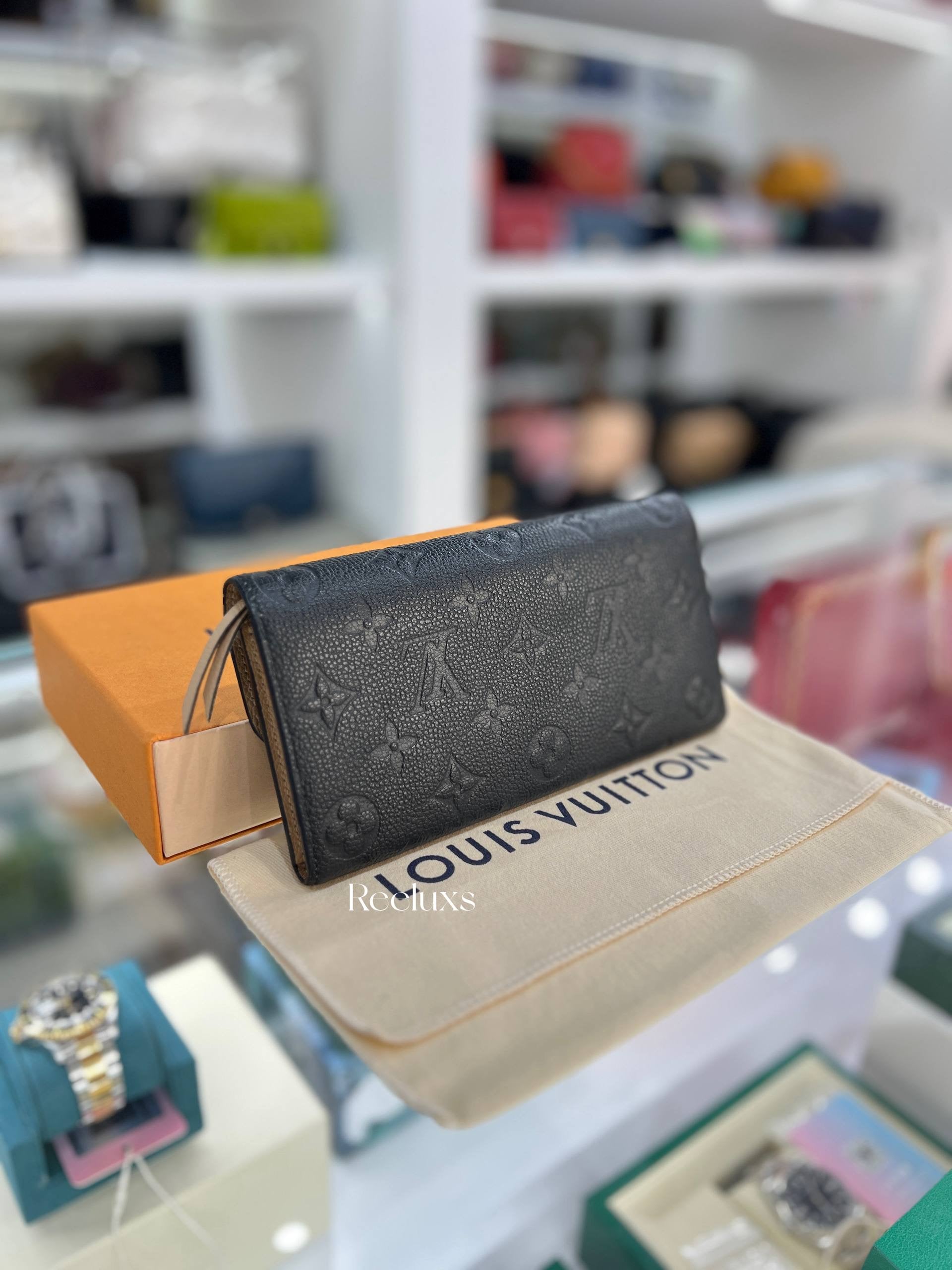 Full Set LOUIS VUITTON 2021-2026 Monogram Emphreinte Emilie Wallet