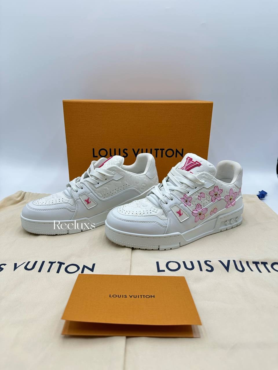 LOUIS VUITTON X TAKASHI MURAKAMI Cherry Blossom Sakura Sneaker