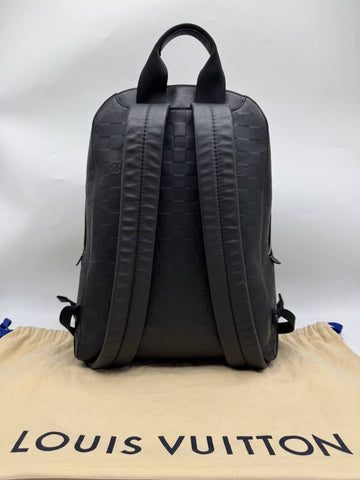 LOUIS VUITTON LV Campus Backpack Damier Black Leather