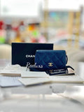 FULL SET CHANEL Caviar Quilted Classic Zipped Coin Purse/ Wallet