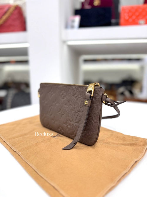 LOUIS VUITTON Terre Monogram Empreinte Citadine Pochette