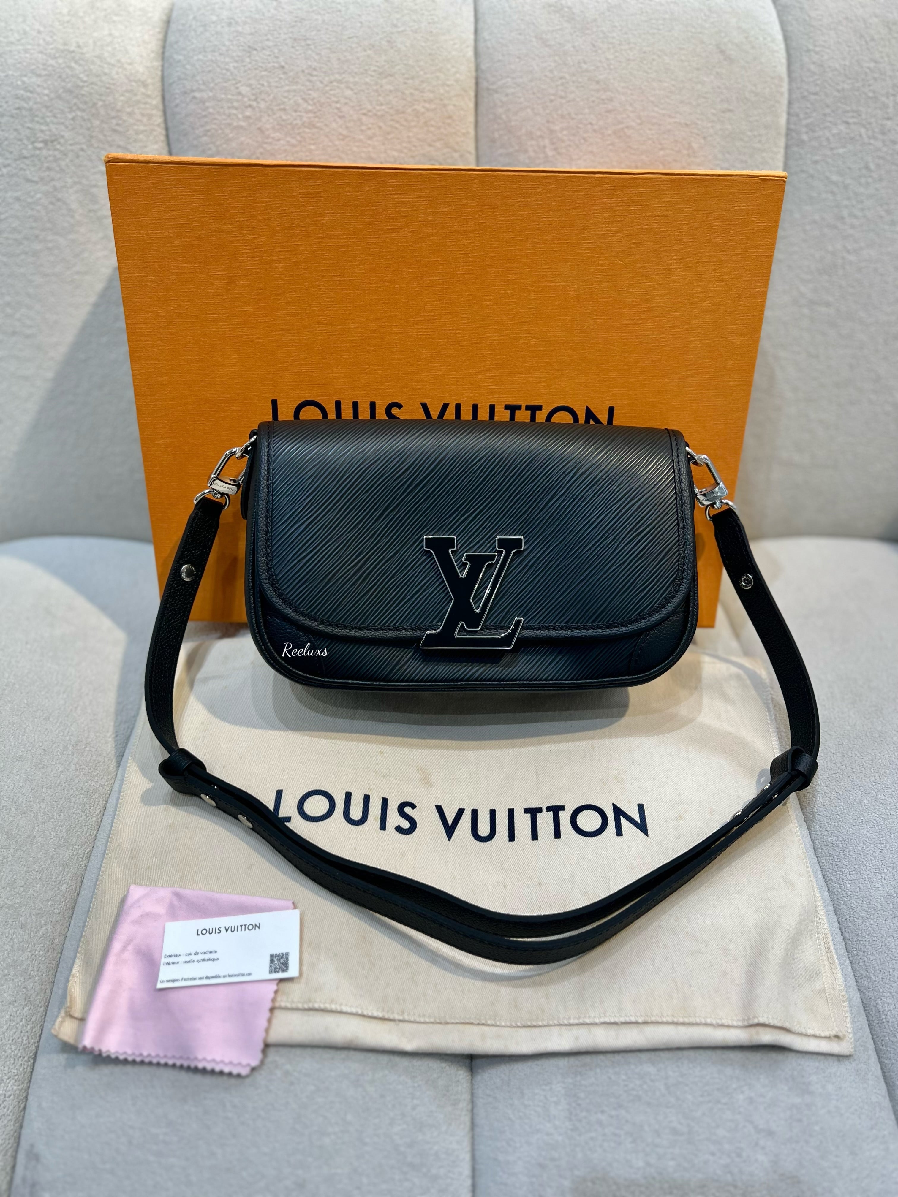FULLSET NFC LOUIS VUITTON LV BUCI Epi Leather Shoulder Bag