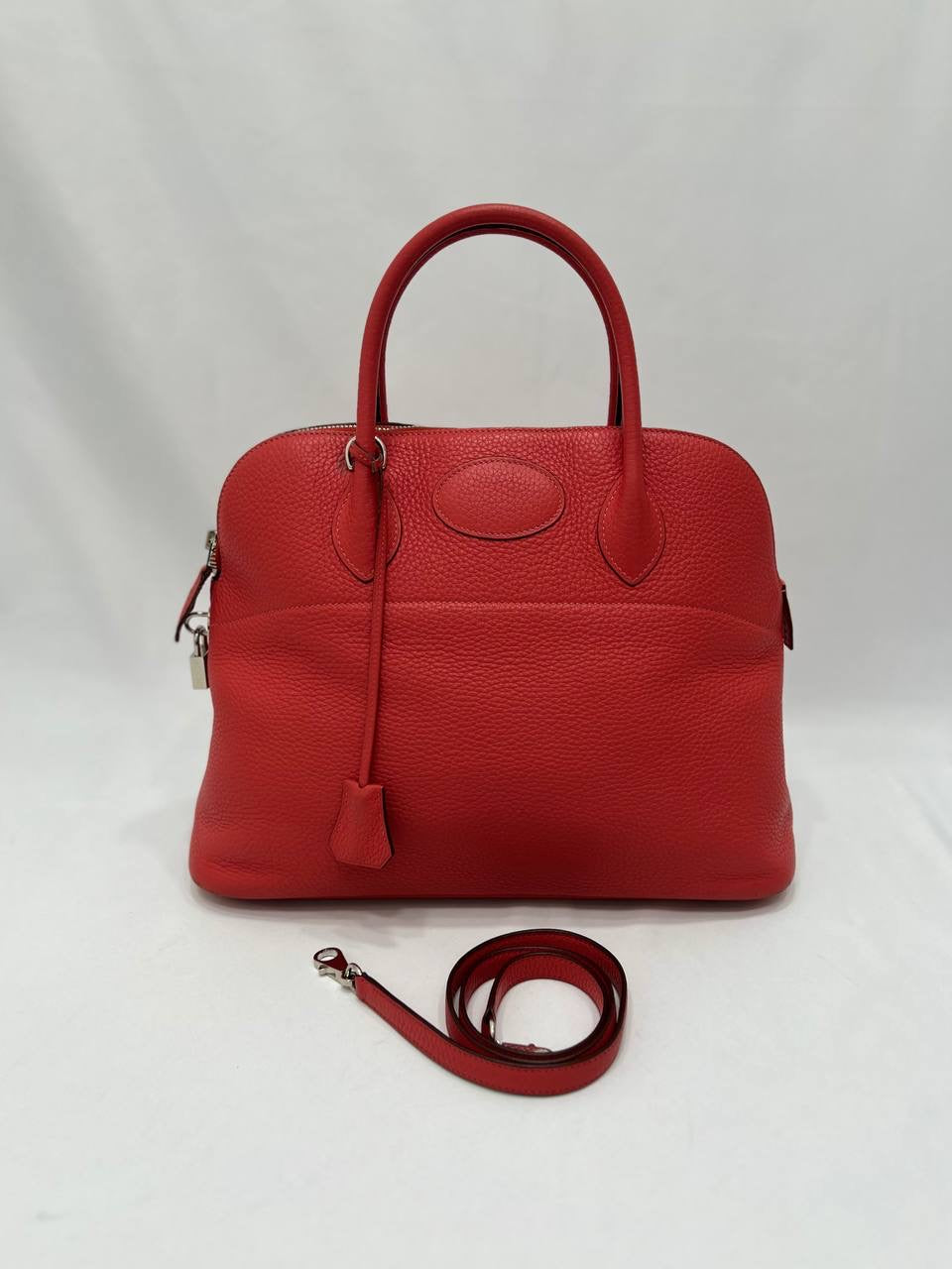 HERMES Bolide 35 PHW Tote Handbag