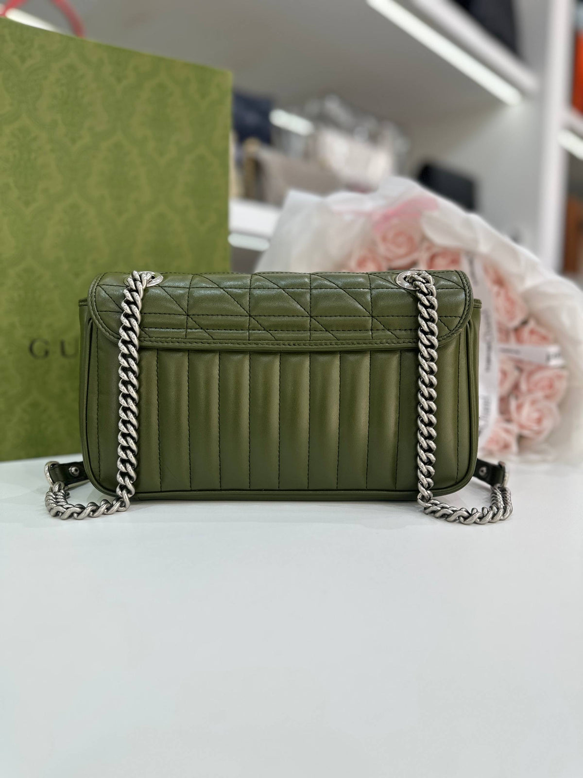 Gucci GG Marmont Small Matelassé Shoulder Bag