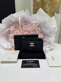 CHANEL Small Folding Compact Wallet Mini Wallet