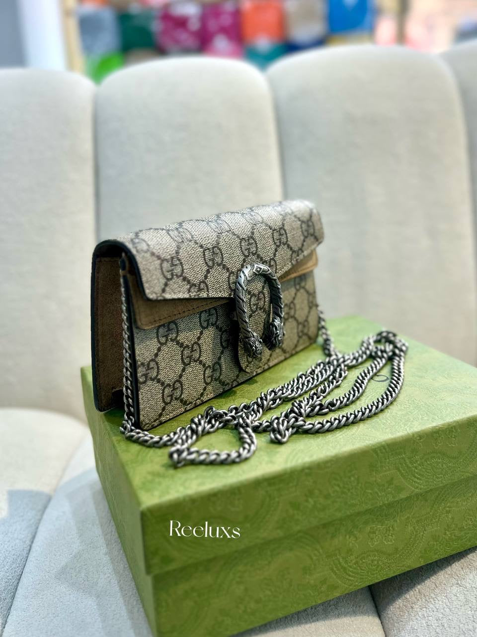 FULL SET GUCCI Dionysus GG Super Mini Slingbag