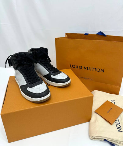 LOUIS VUITTON LV Monogram Rivoli High Top Sneakers