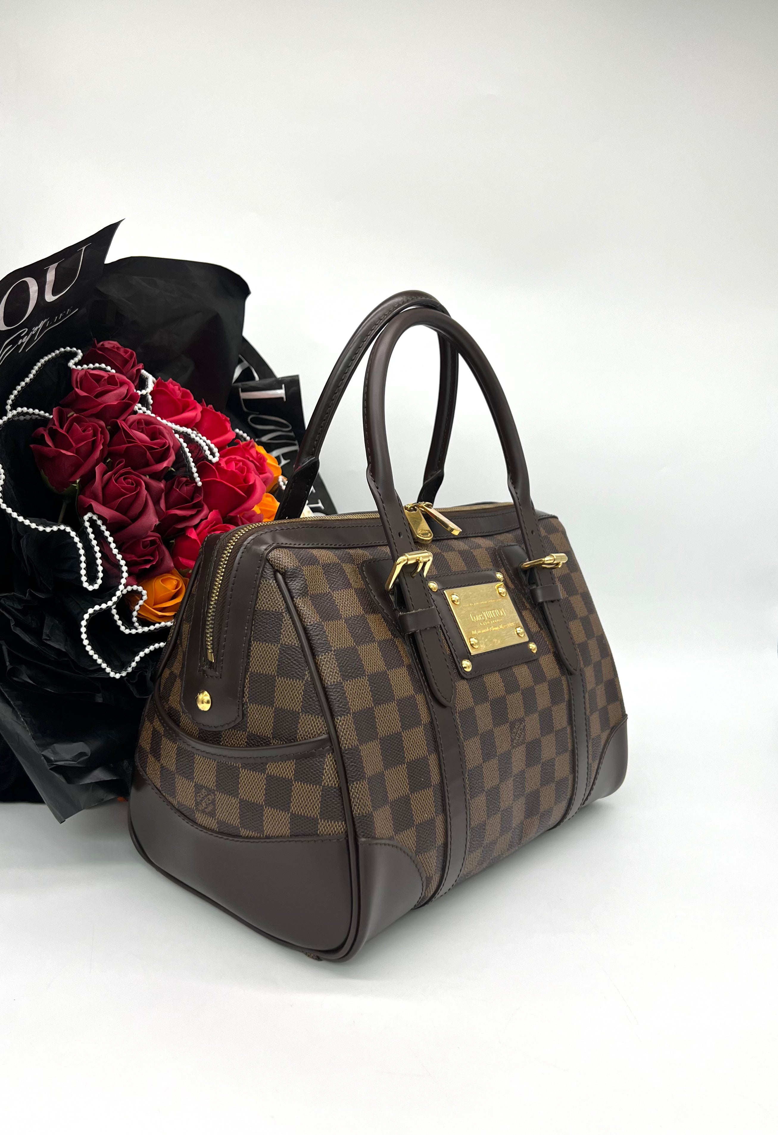 LOUIS VUITTON Berkeley Damier Ebene Handbag - Reeluxs 