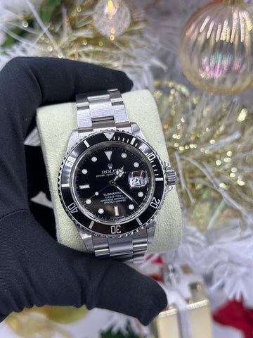 ROLEX SUBMARINER DATE 16610 MEN WATCH - Reeluxs 