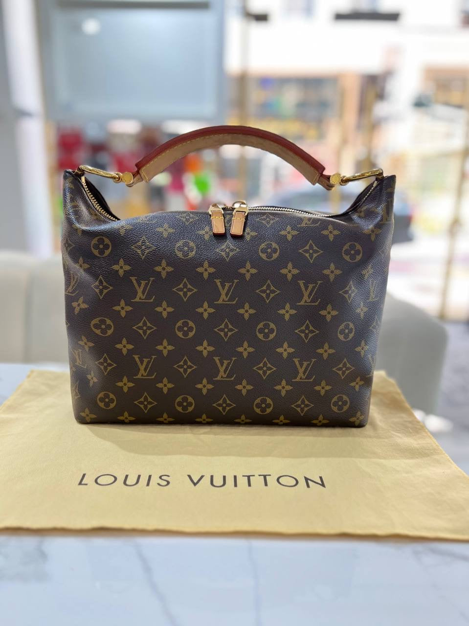 LOUIS VUITTON LV Sully PM Monogram Canvas Shoulder Bag