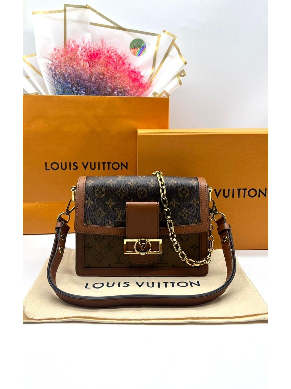 LOUIS VUITTON LV Mini Dauphine Shoulder Bag - Reeluxs 