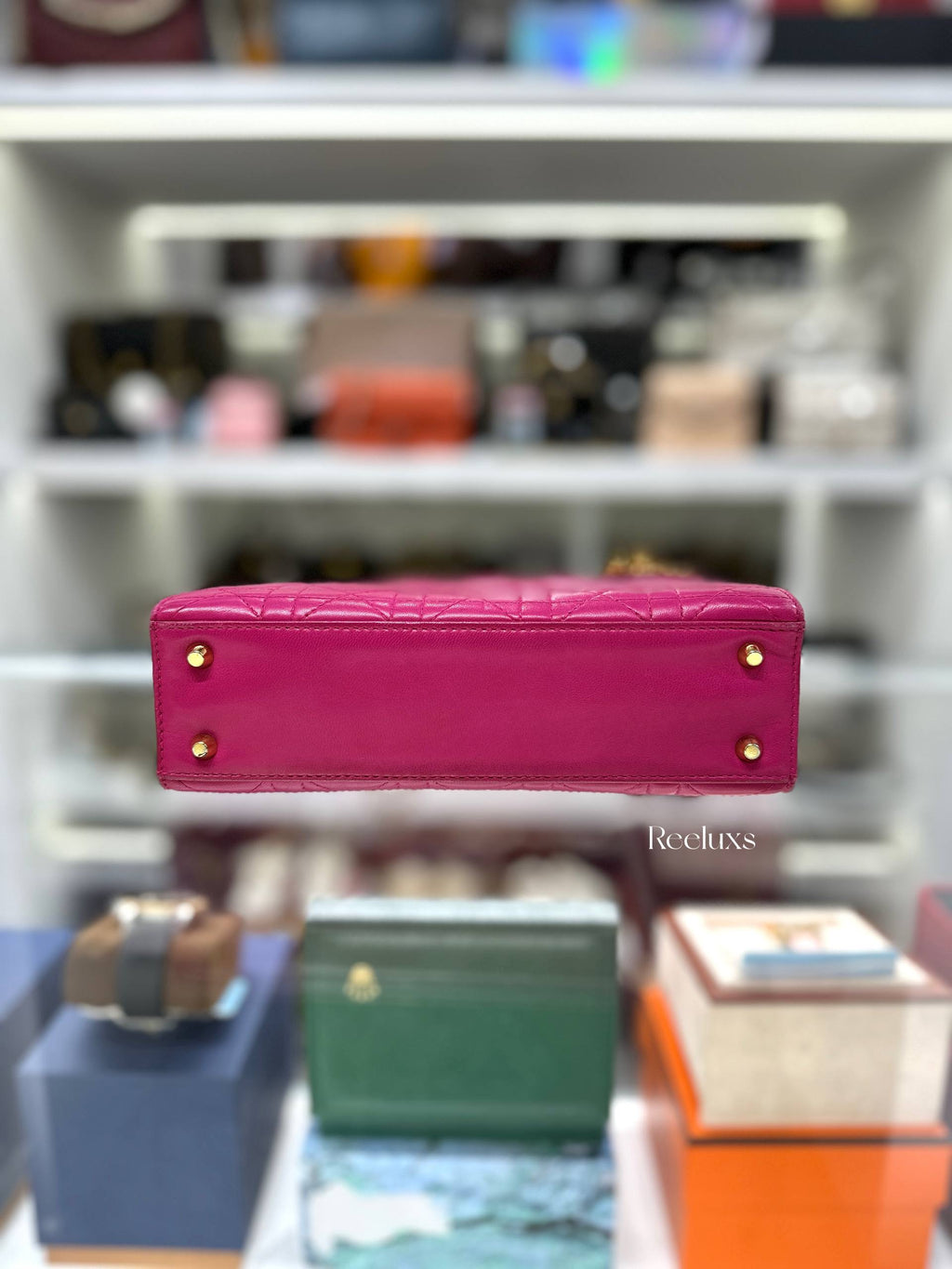 Lady DIOR Pink Quilted Shoulder Bag