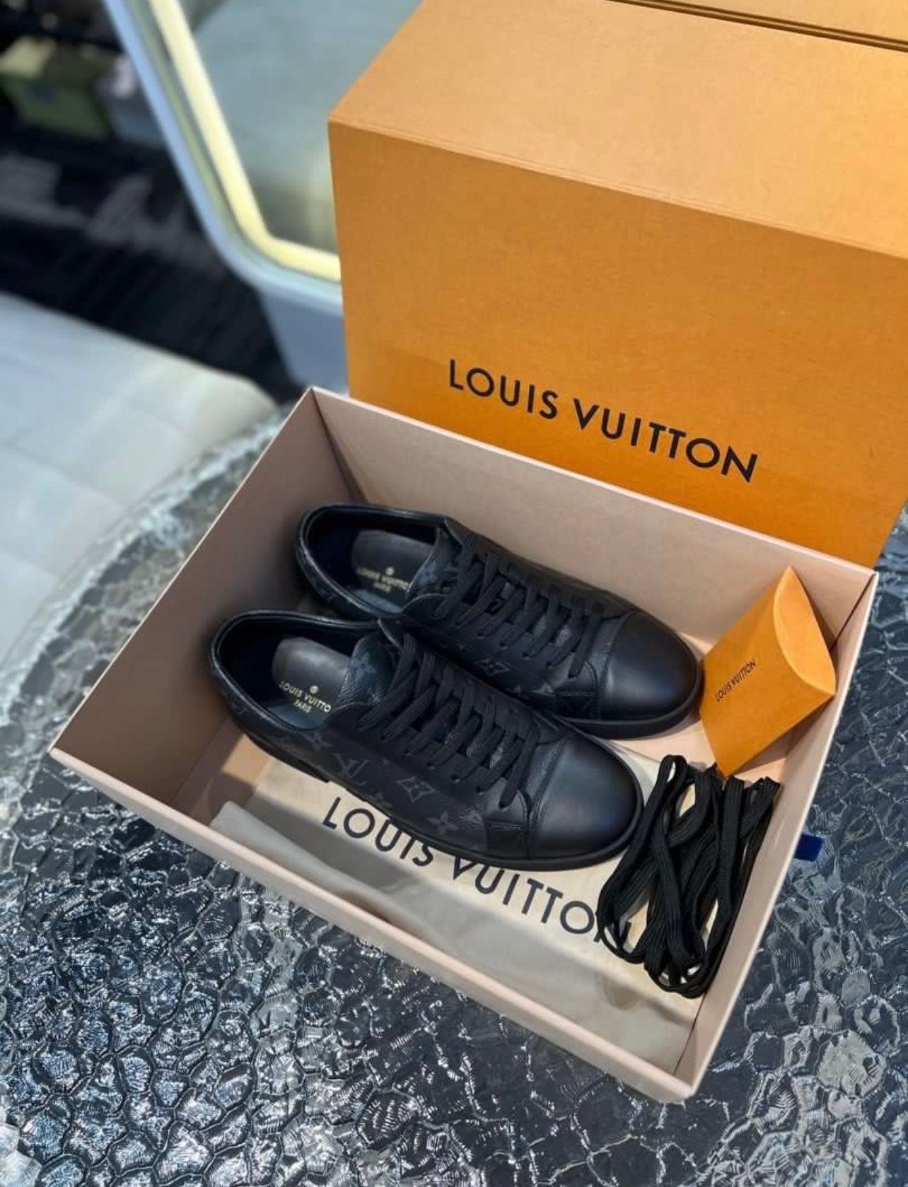 Louis Vuitton Monogram Eclipse Match-Up Sneakers Full Set - Reeluxs 