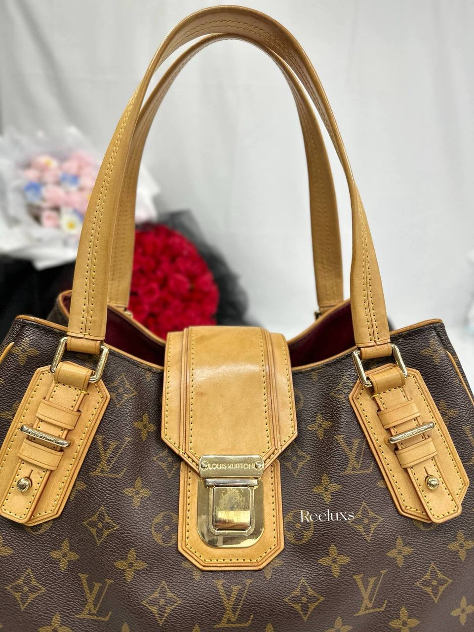 LOUIS VUITTON LV Griet Handbag Monogram Canvas