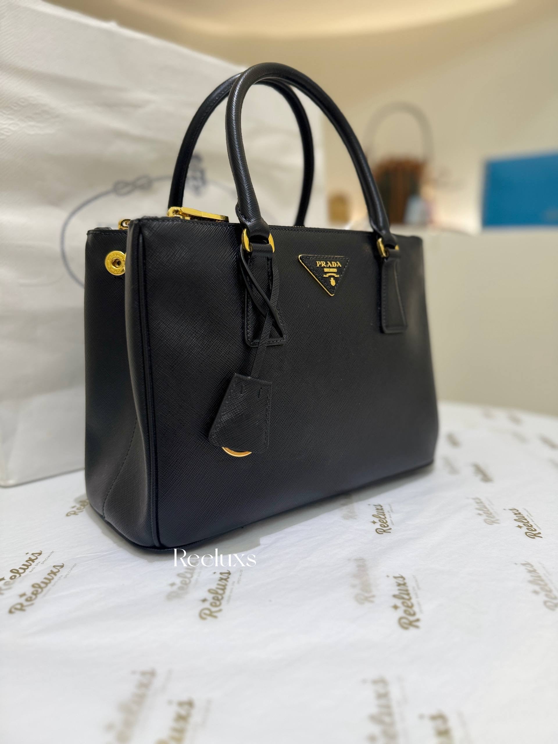 PRADA Galleria Saffiano Leather Tote Bag