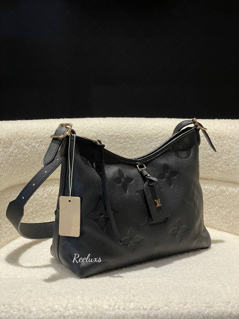 FULL SET LOUIS VUITTON LV NFC Carryall PM Bag In Monogram Empreinte Leather With Zipped Pouch Hand Bag