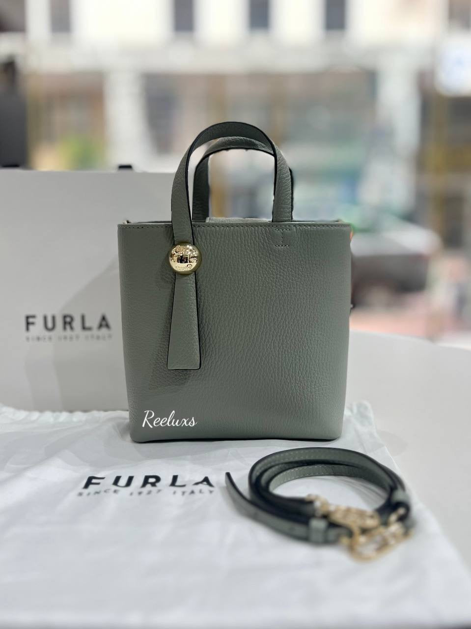 FURLA Sfera Leather Hand Bag