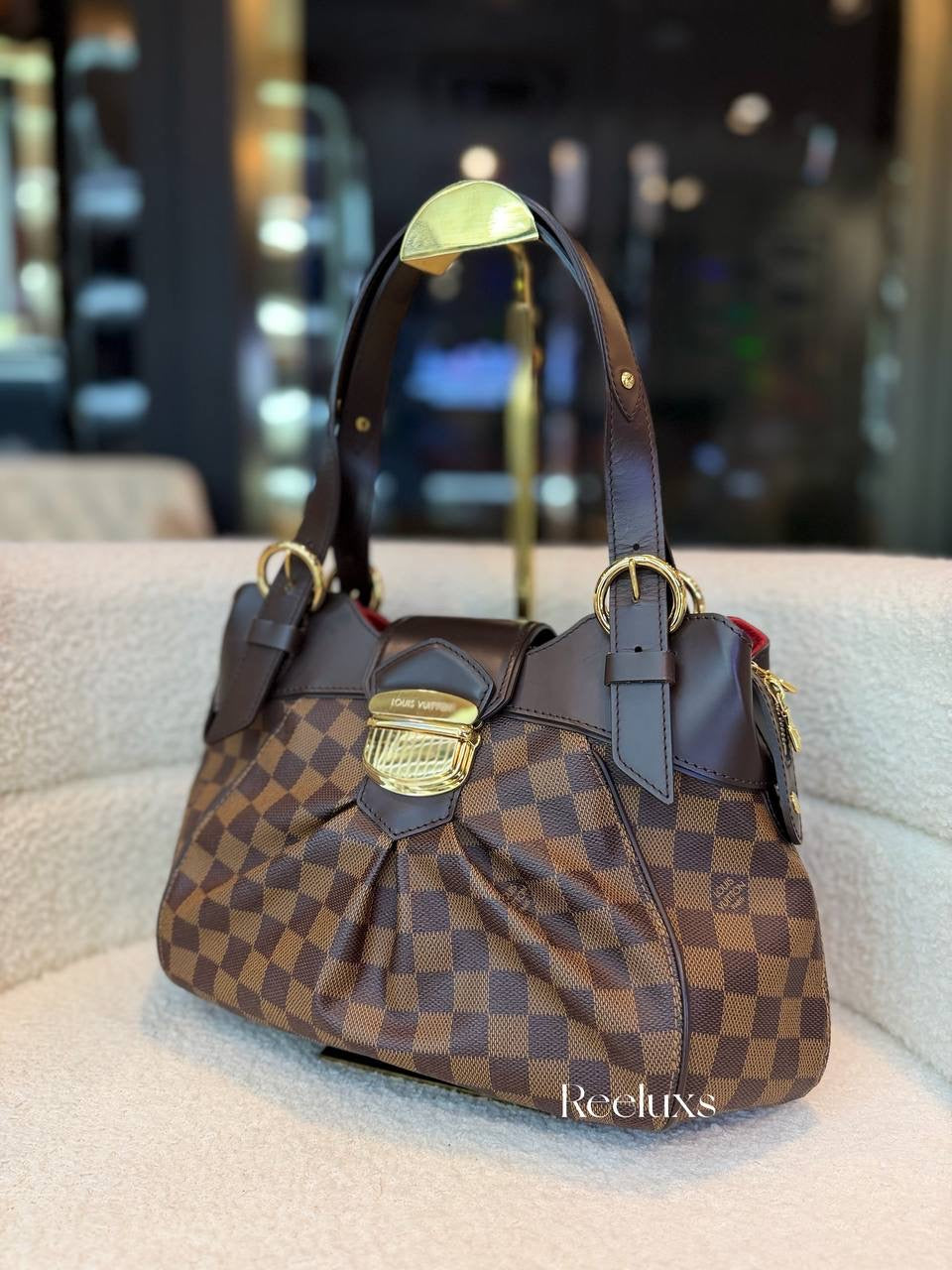 Louis Vuitton Sistina PM shoulder bag in Damier Ebene Canvas