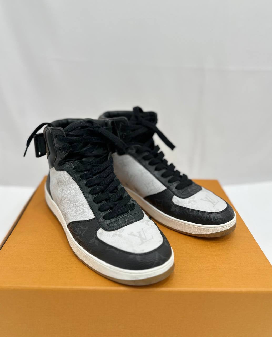 LOUIS VUITTON LV Monogram Rivoli High Top Sneakers