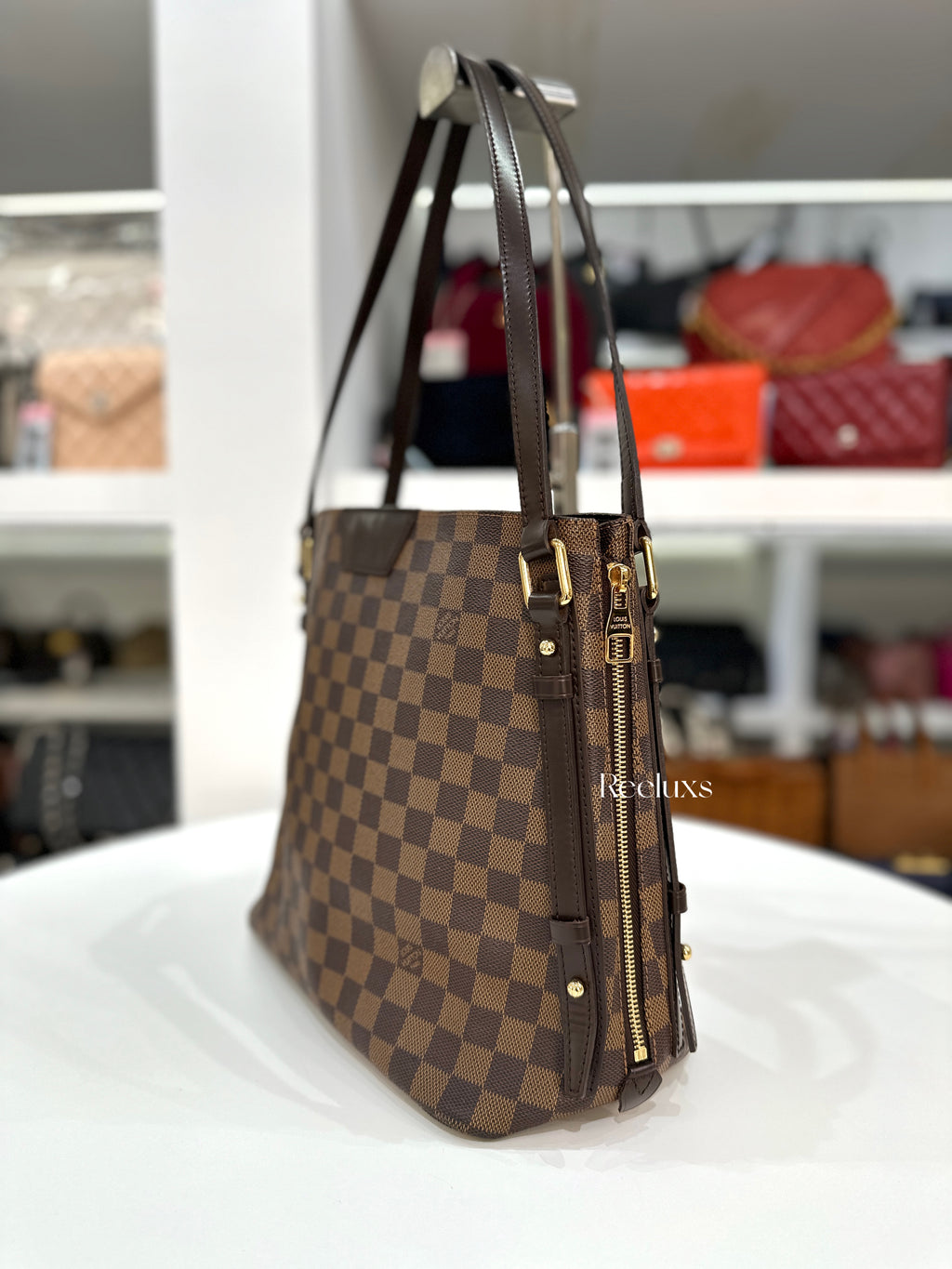 LOUIS VUITTON LV Damier Ebene Cabas Rivington Bag