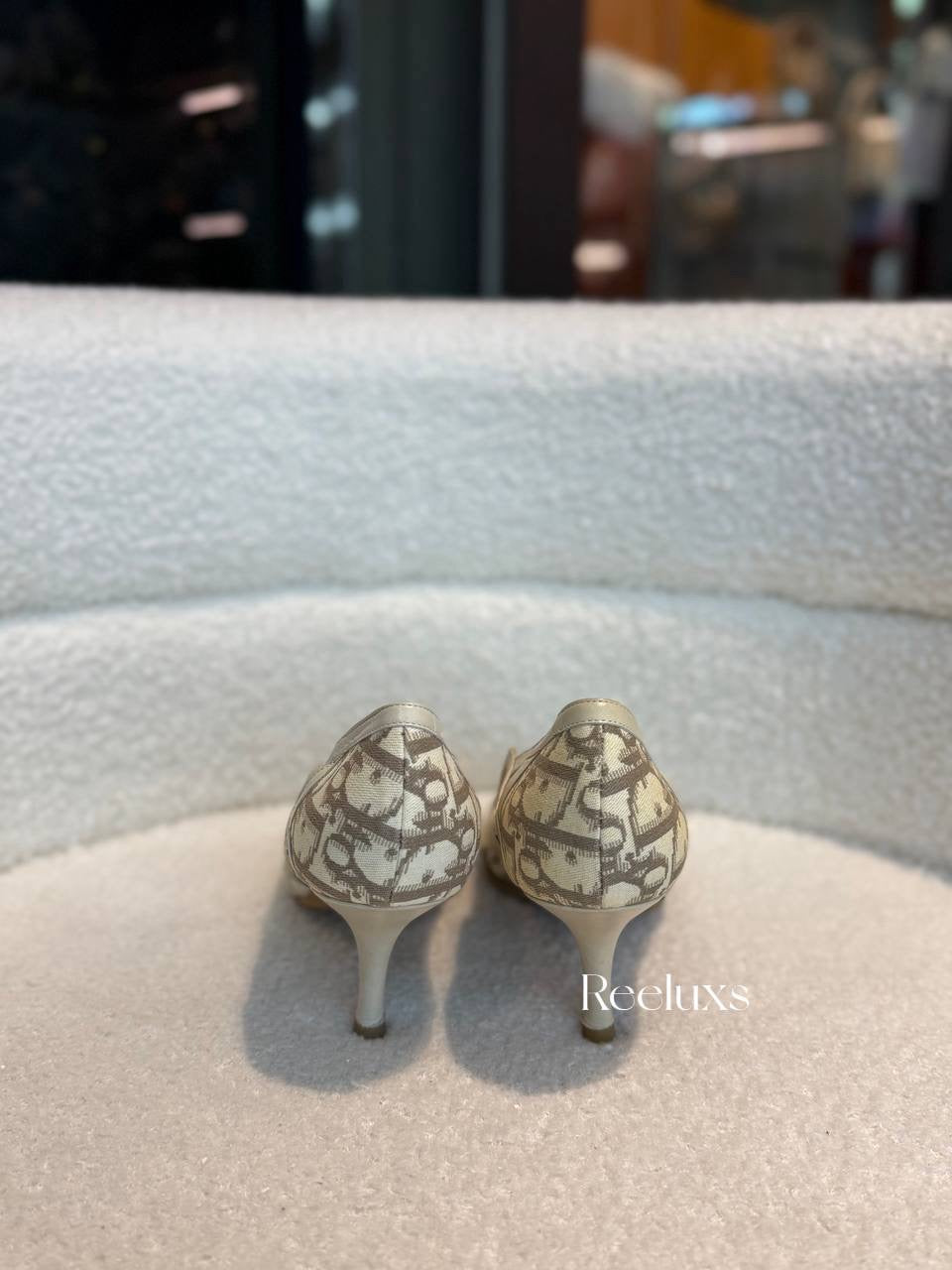 Christian Dior Monogram Leather Heels