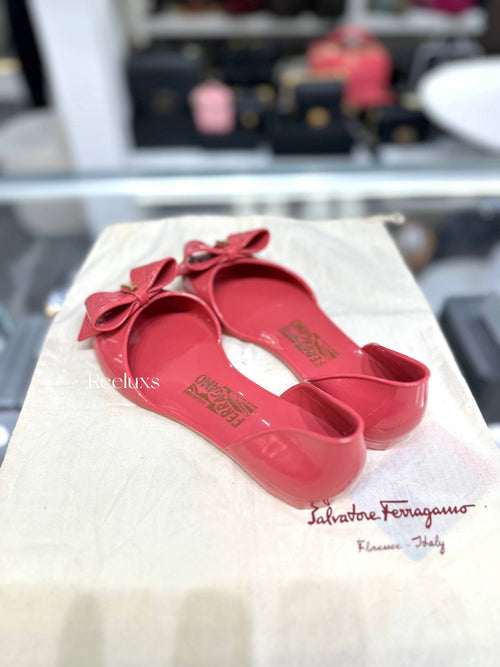 Ferragamo Barbados jelly flats