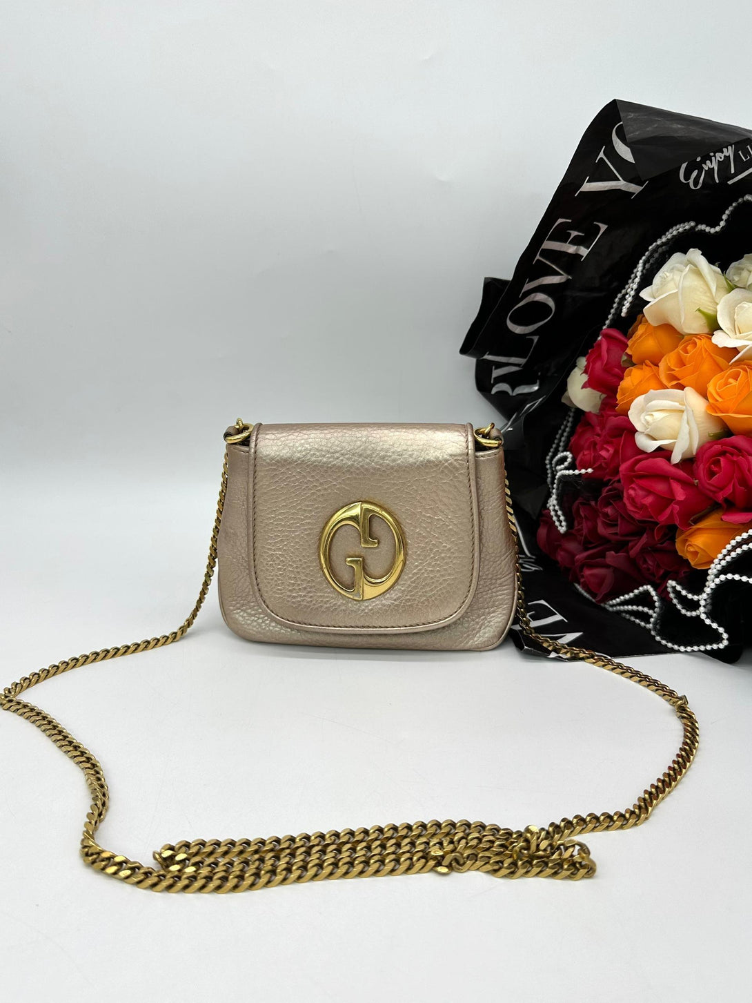 GUCCI Small Chain Shoulder Bag - Reeluxs 