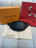 FullSet LOUIS VUITTON LV NFC Discovery Belt Bag Black Leather Bum Bag