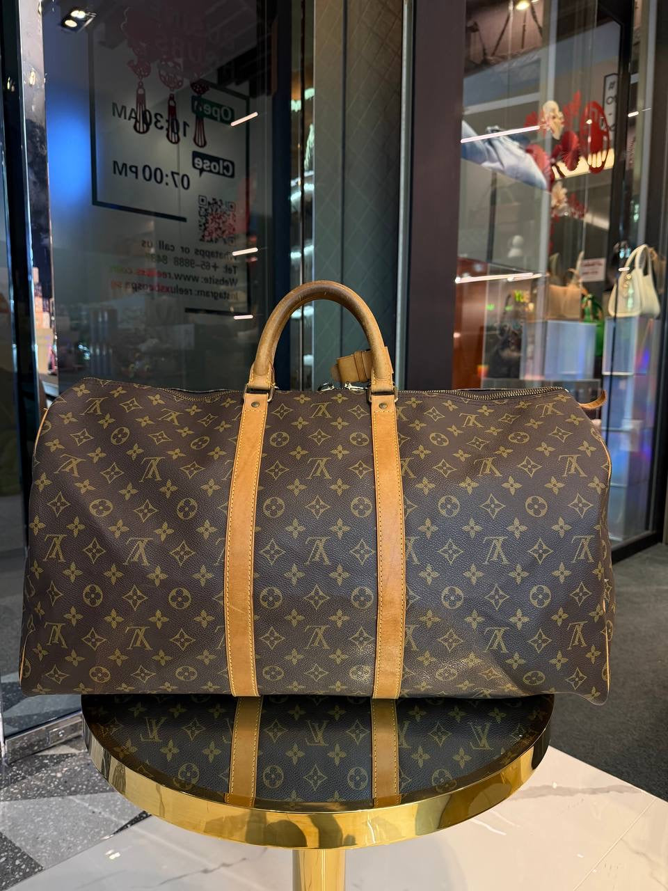 Louis Vuitton Keepall 55 duffle bag