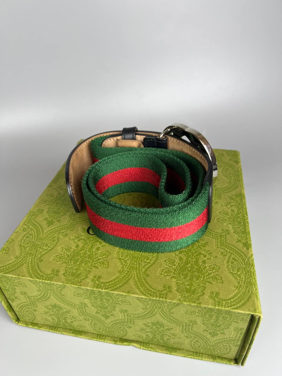 GUCCI Belt Red Green IN Men's Belts