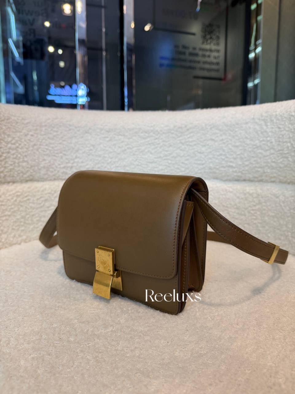 Celine Classic Leather Shoulder Bag