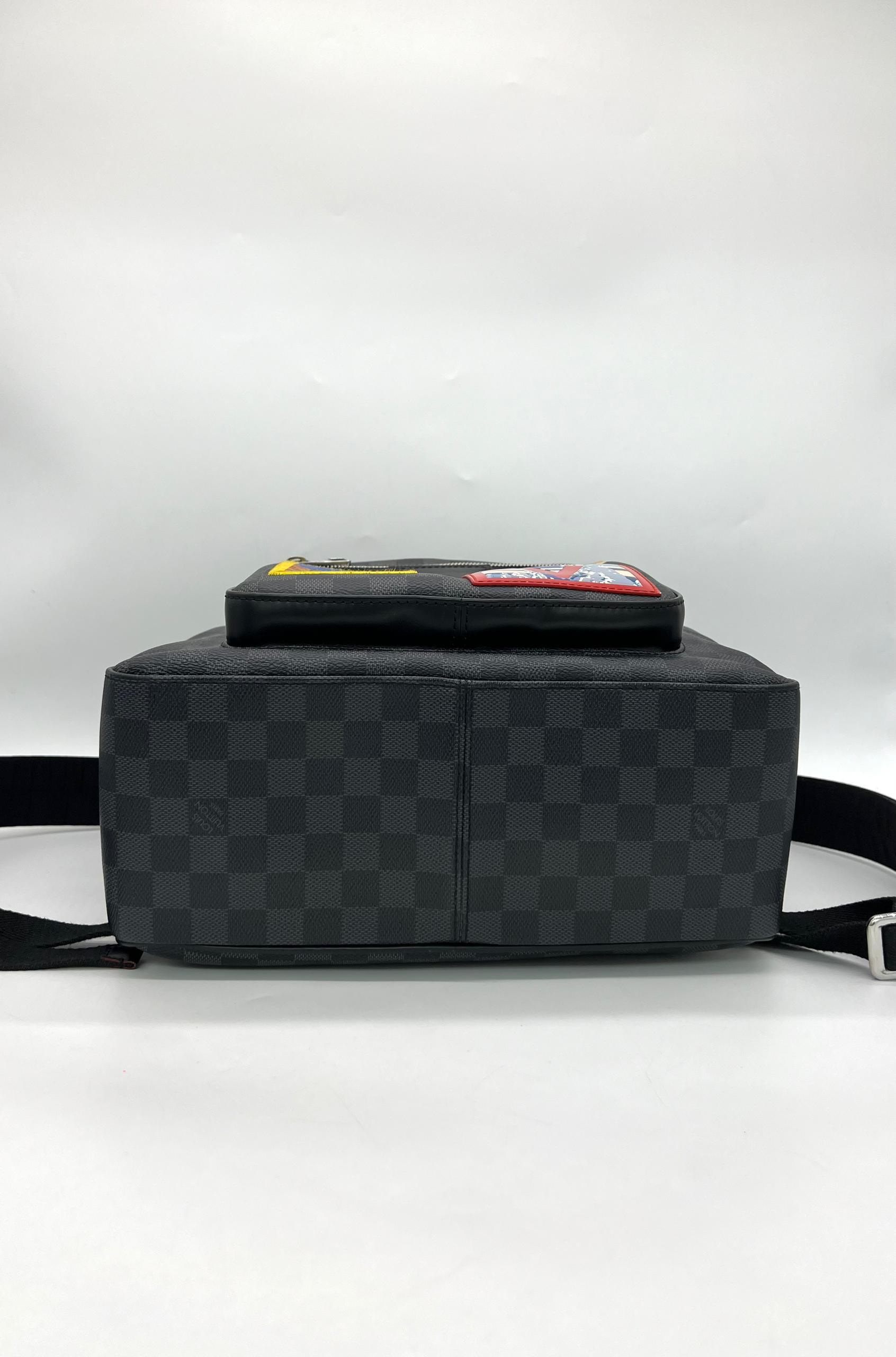 louis vuitton backpack josh damier black LOUIS VUITTON Backpack Josh Damier Graphite Alps – Reeluxs