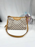 LOUIS VUITTON LV Damier Azur Siracusa PM Shoulder Bag