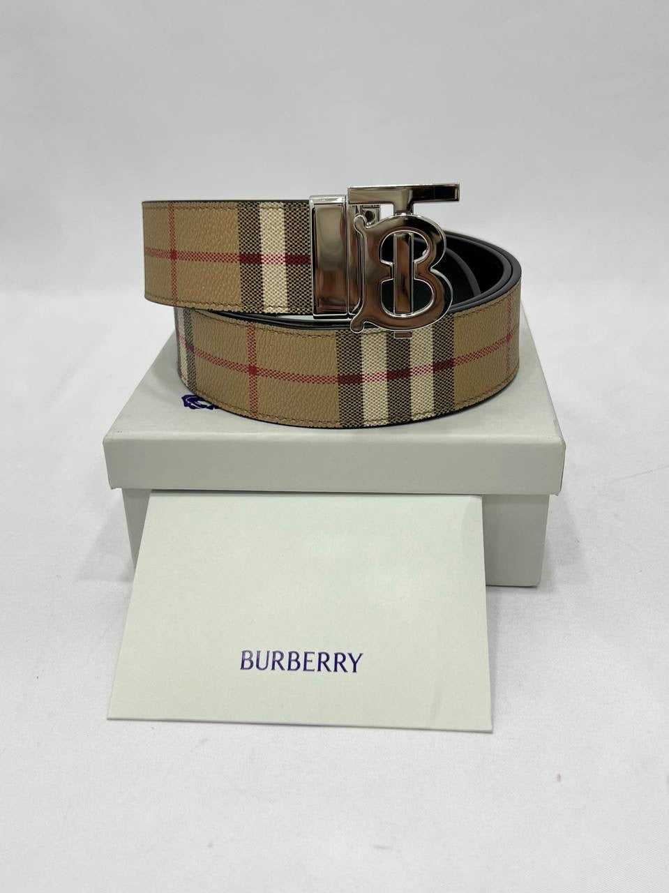 BURBERRY Leather Men Belt