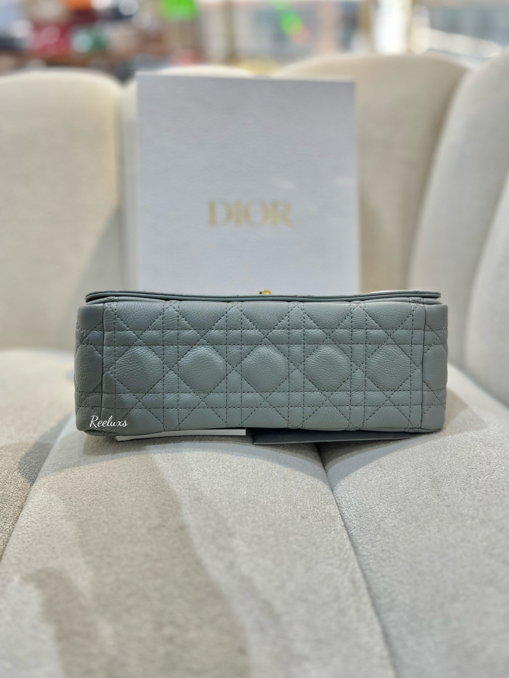 2021 CHRISTIAN DIOR Caro Bag Cannage Quilt Calfskin Gold Hardware Shoulder Bag ( GHW )