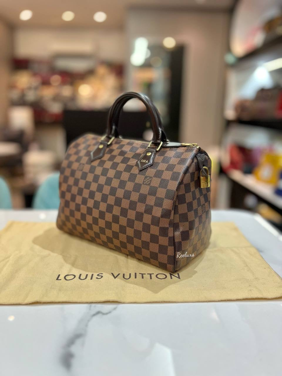 LOUIS VUITTON Speedy 30 Damier Ebene