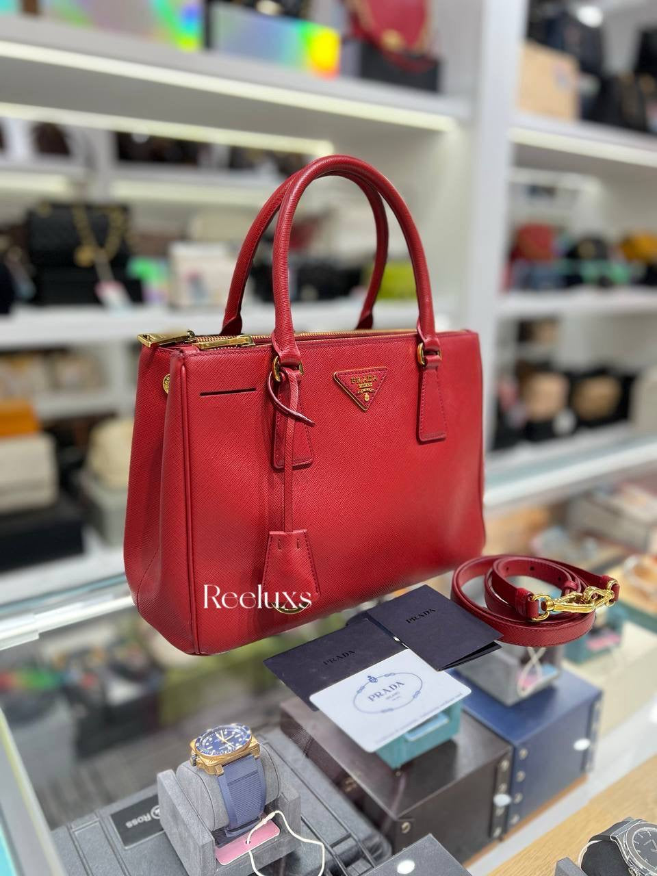 PRADA Saffiano Galleria Tote Bag