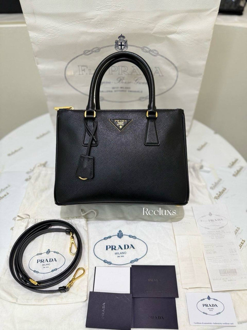 PRADA Galleria Saffiano Leather Tote Bag