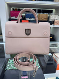 CHRISTIAN DIOR Diorever Pale Pink Grained Leather Handbag