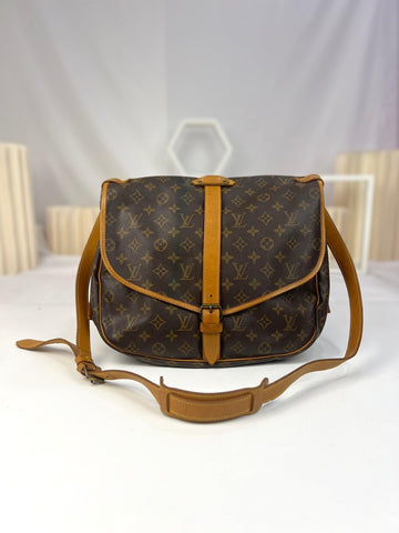 LOUIS VUITTON Brown Unisex Crossbody Sling Bag - Reeluxs 