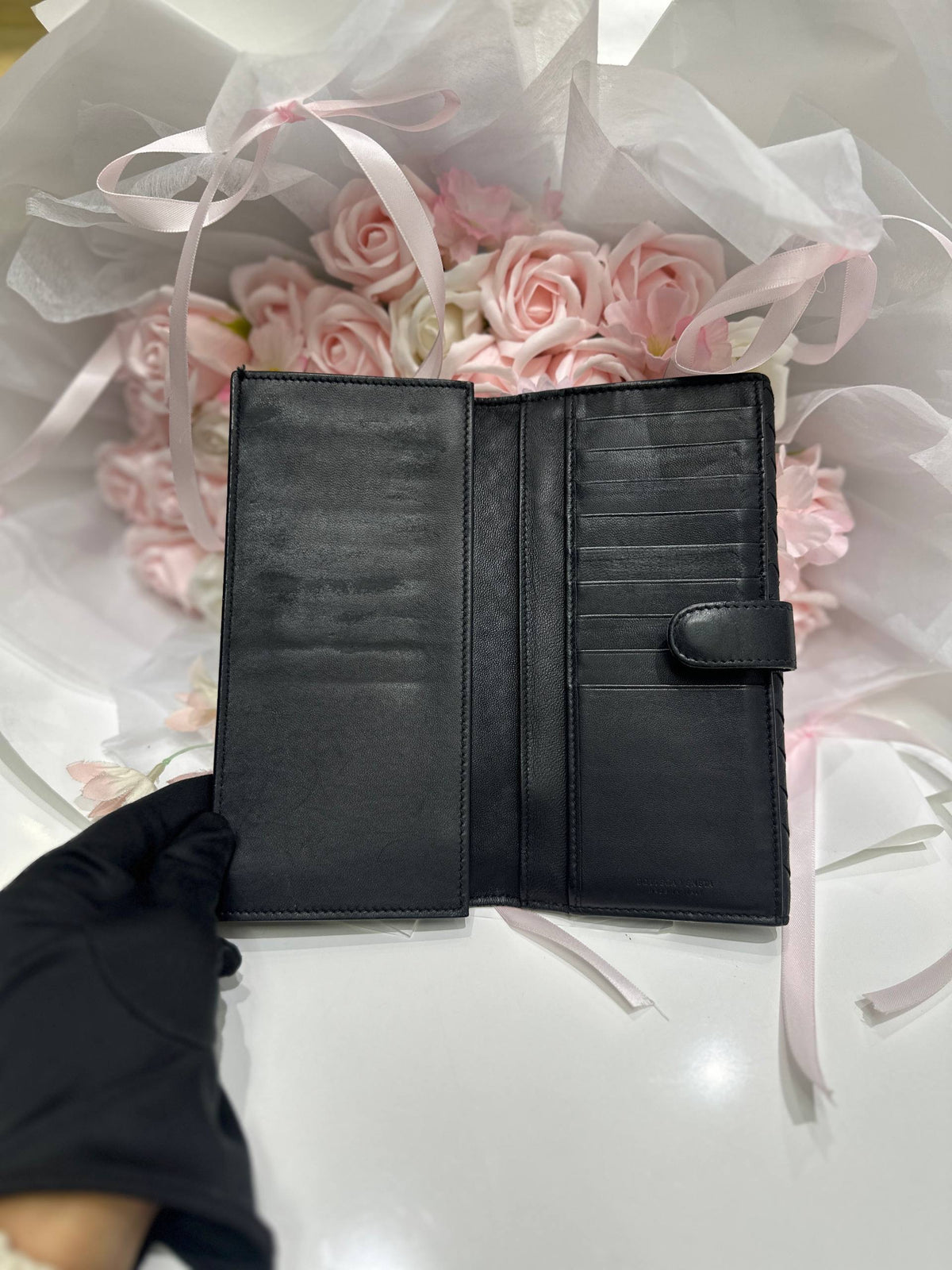 BOTTEGA VENETA Intrecciato Long Wallet With Coin Purse
