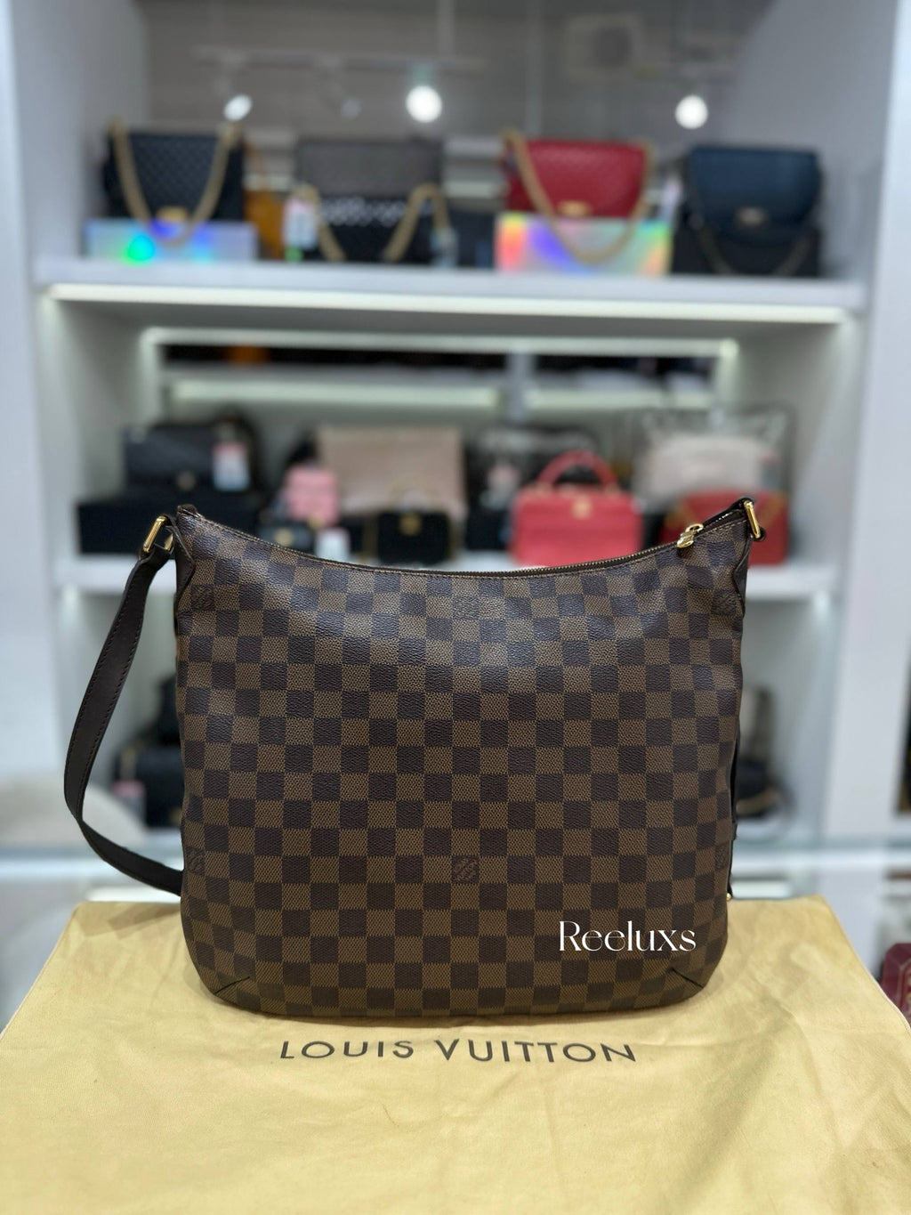 LOUIS VUITTON LV Bloomsbury Bag In Damier Ebene Canvas