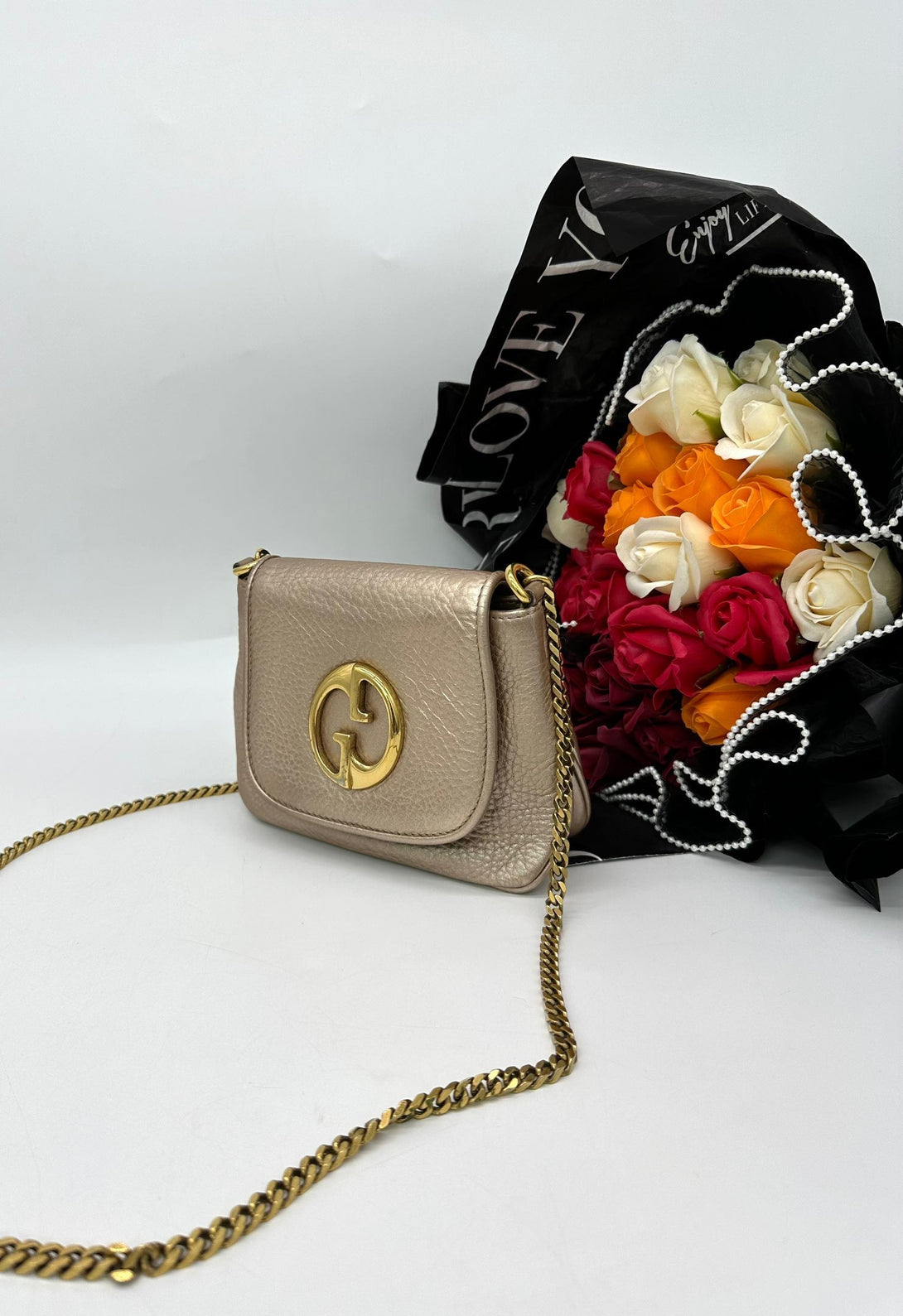 GUCCI Small Chain Shoulder Bag - Reeluxs 