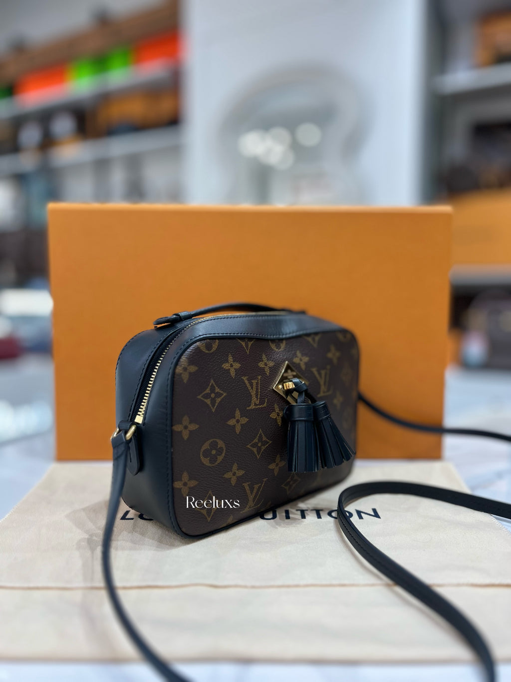 LOUIS VUITTON LV Monogram Saintonge Crossbody Bag