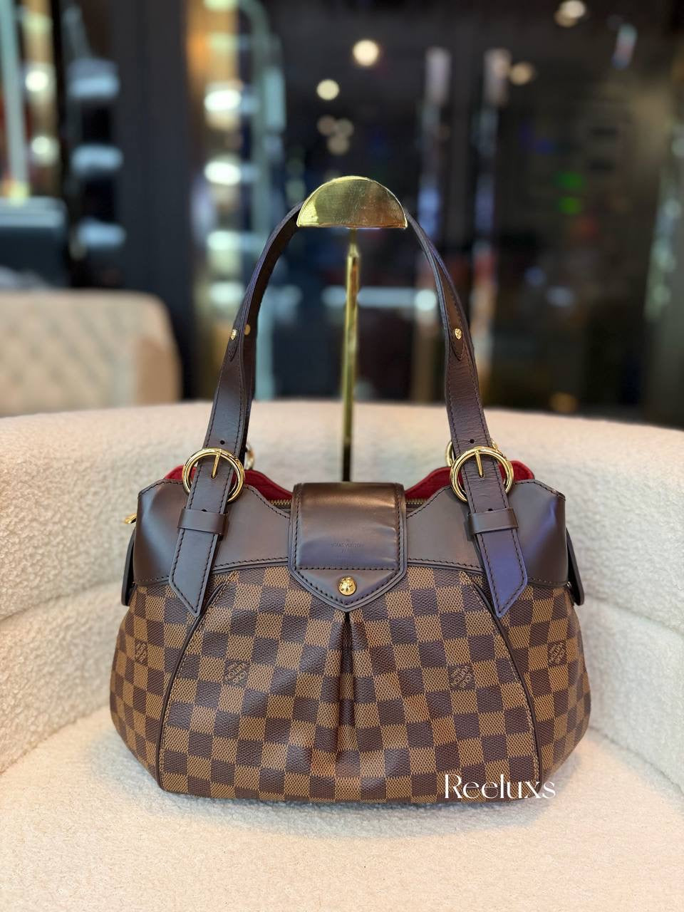 Louis Vuitton Sistina PM shoulder bag in Damier Ebene Canvas
