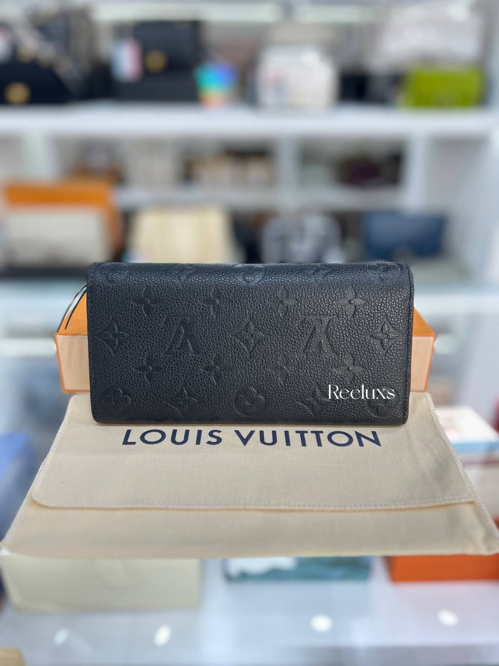 Full Set LOUIS VUITTON 2021-2026 Monogram Emphreinte Emilie Wallet