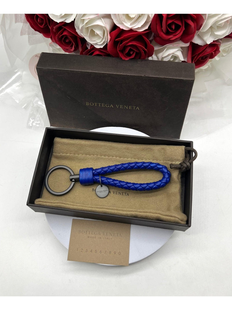 BOTTEGA VENETA Intrecciato Car Key Ring