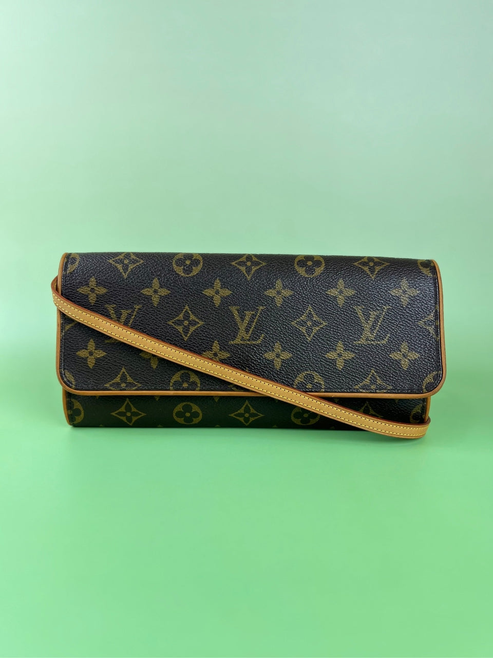 LOUIS VIITTON Monogram Pocheete Twin GM For Lady Sling Bag - Reeluxs 