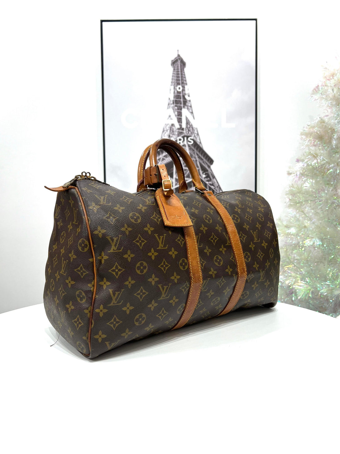 LOUIS VUITTON Keepall Bandolier 45 Travel Bag - Reeluxs 