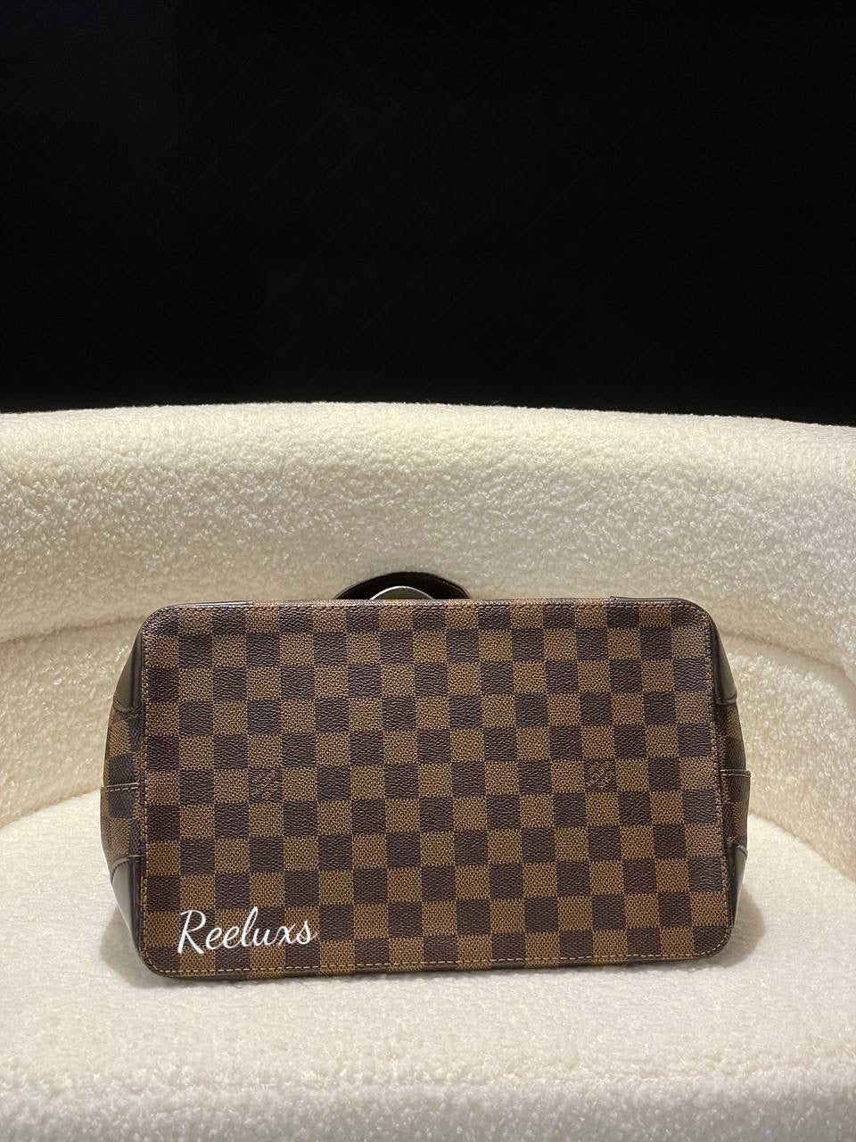 LOUIS VUITTON LV Damier Ebene Hampstead PM Tote Handbag
